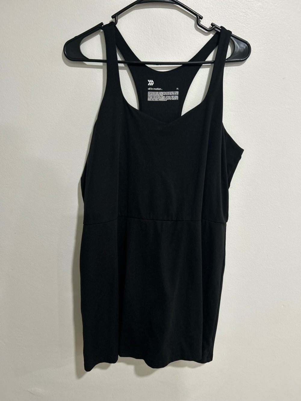 all in motion Black Racerback Active Tank